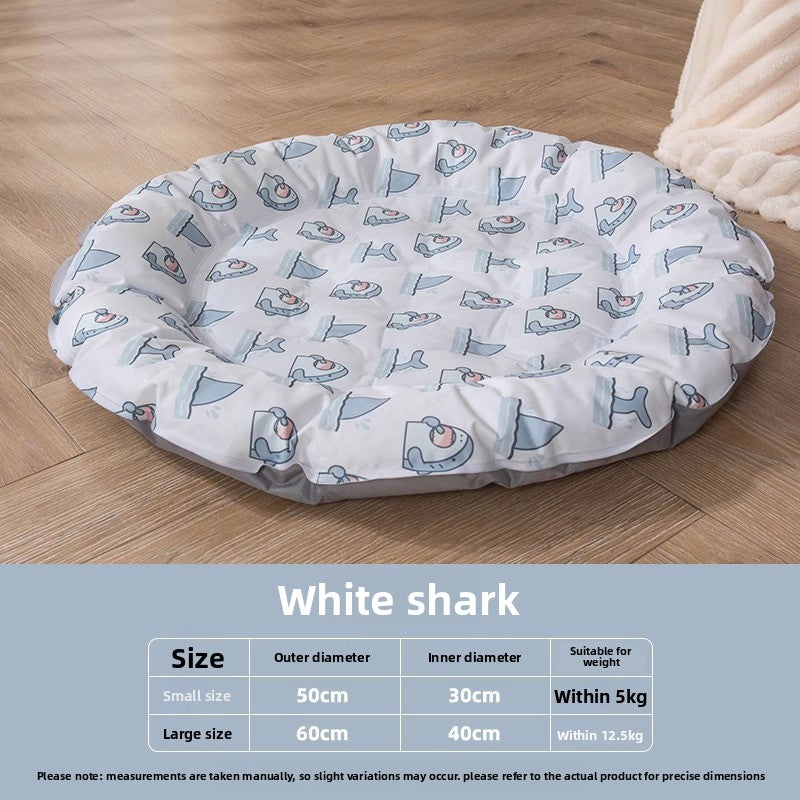 Dog Bed Cat Ice Nest Summer Cooling Mat for Pets' Restful Sleep