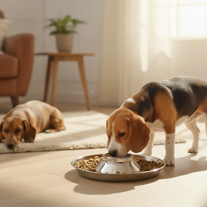 New Stainless Steel Anti-Choke Dog and Cat Slow Feeder Premium Pet Bowl