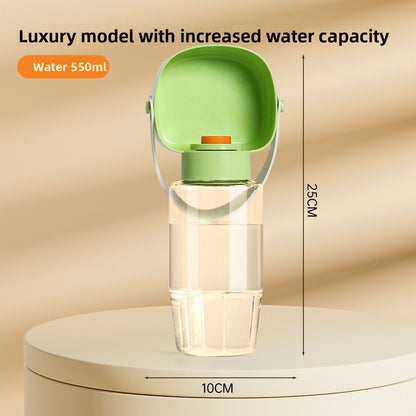Leakproof Portable Dog Water Bottle Outdoor Travel Water Dispenser with Collapsible Bowl for Dogs On The Go Walking Hiking Camping and Travel
