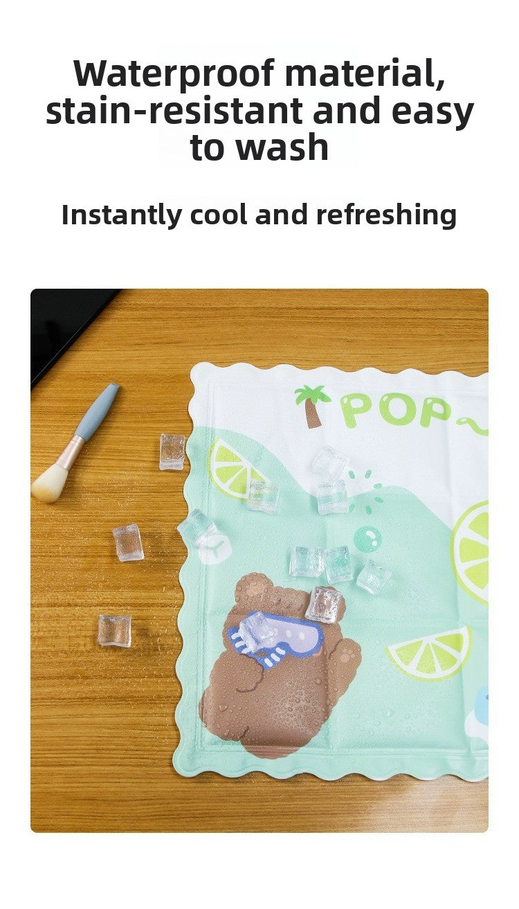 Pet Summer Heat Relief Ice Pillow No Water Needed Physical Cooling Artifact Pad