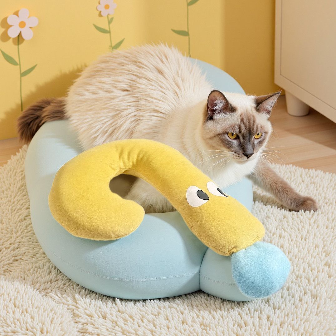 Dog Small Pillow All-Season Toy Pet Mat Neck Protection Pillow Sleeping Cat Special Small Pillow Dog Bed Supplies