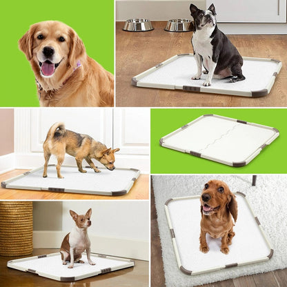 Extra Large Pet Toilet Portable Foldable Diaper Clip Dog Pee Dog Toilet Training Tray Pad