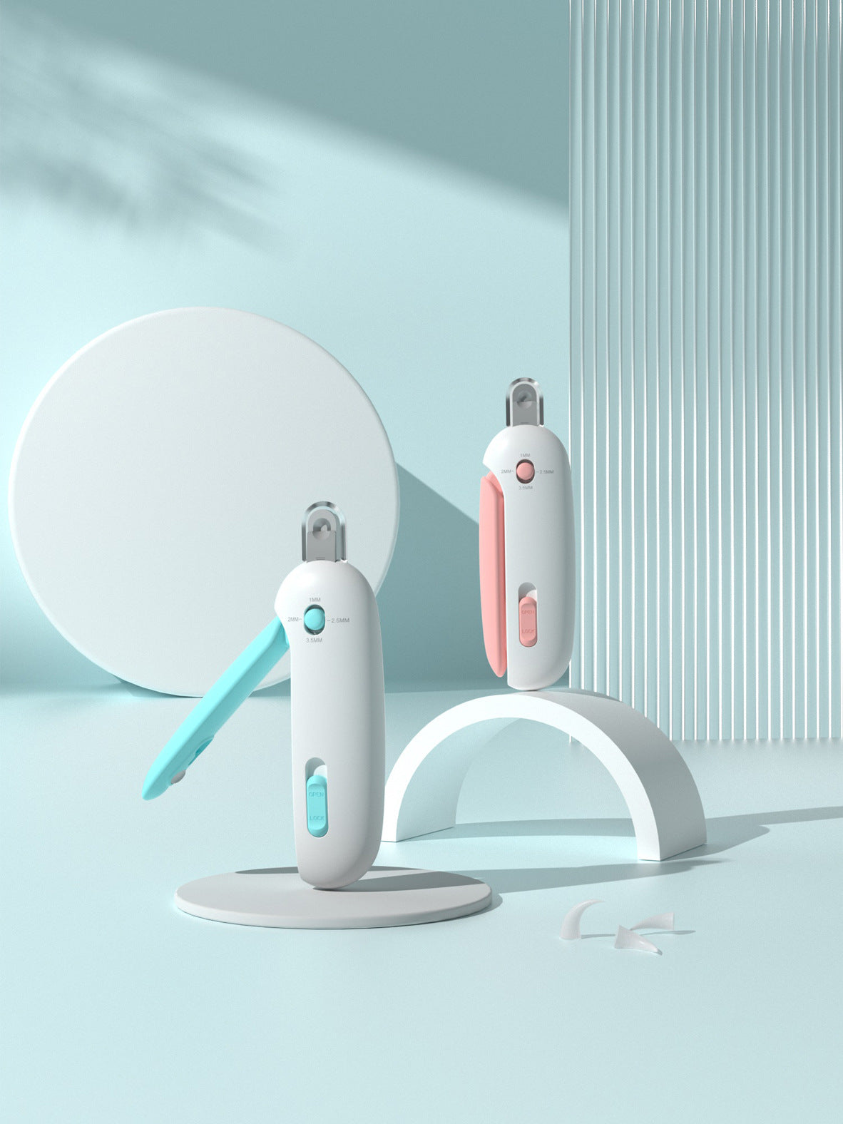 New Adjustable Round Hole Cat & Rabbit Pet Nail Clippers for Small Blind Pets