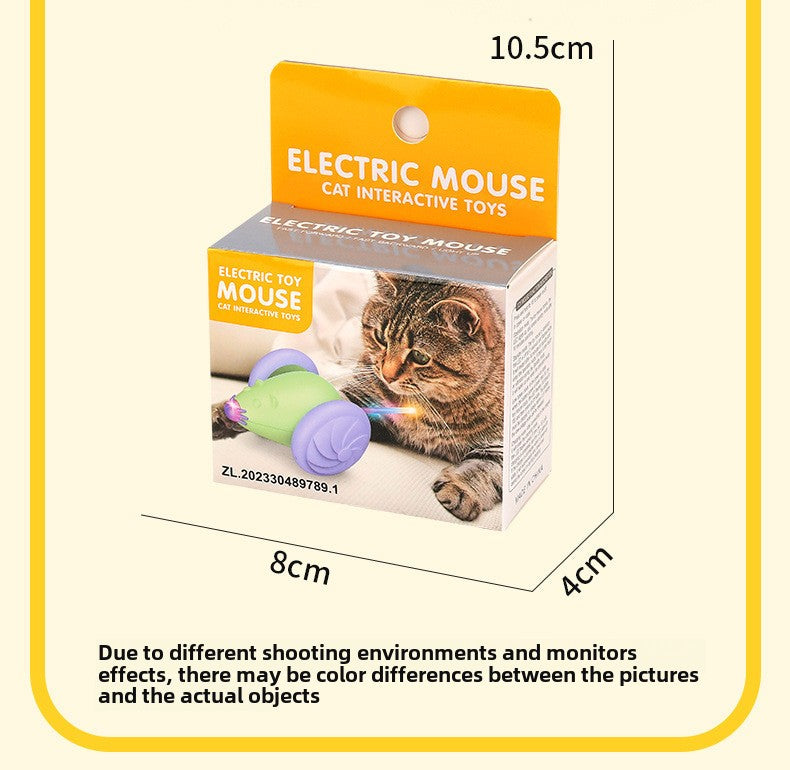 Pet Electric Toy Racing Car Mouse Laser Teaser Stick Self-entertainment Cat Artifact