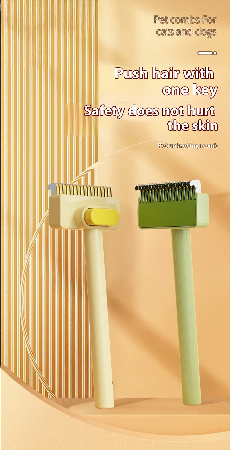 Pet Dematting Thinning Comb for Dogs Cats Removing Loose Hair