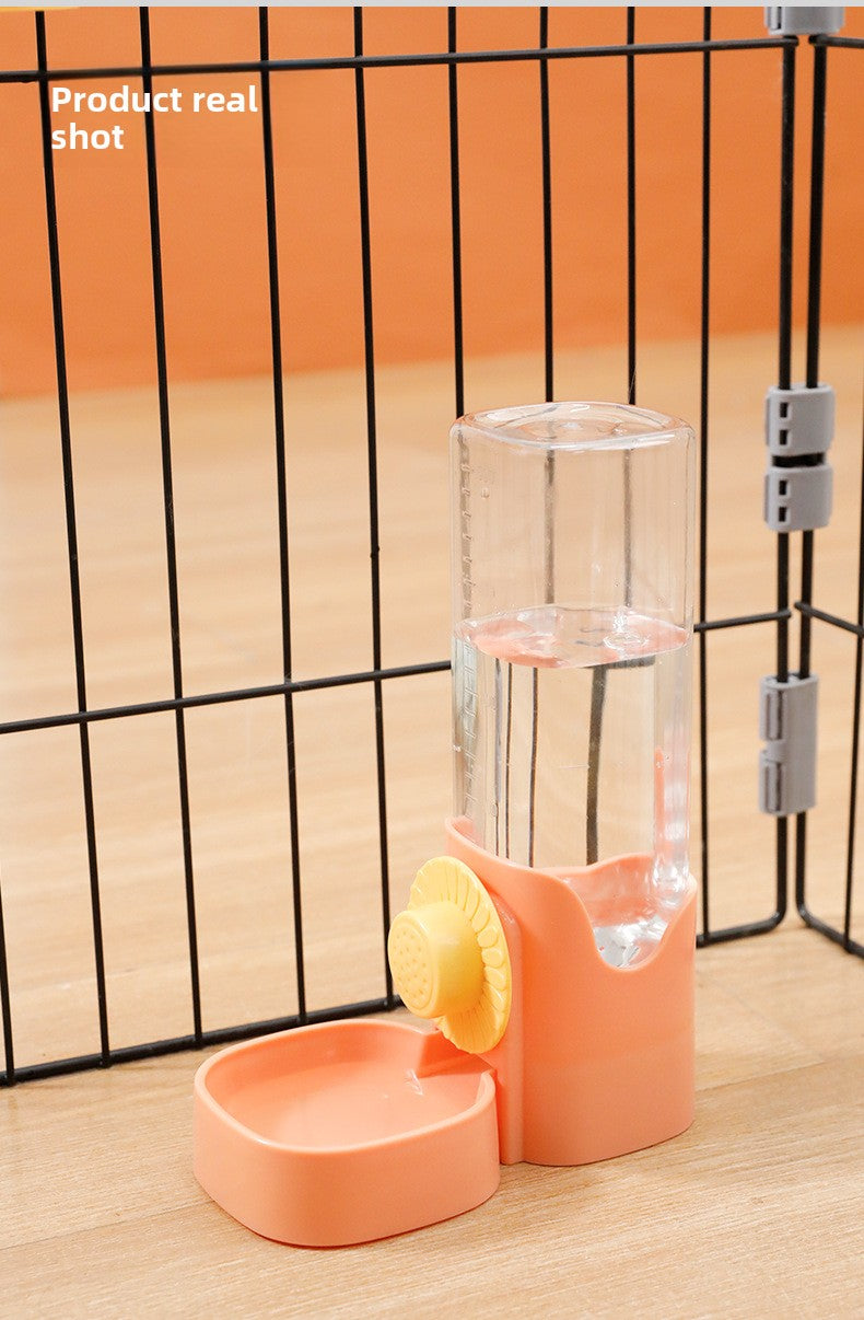 Original Daisy Hanging Cage Automatic Pet Water Dispenser Large Capacity Dog Cat Water Bottle Feeder