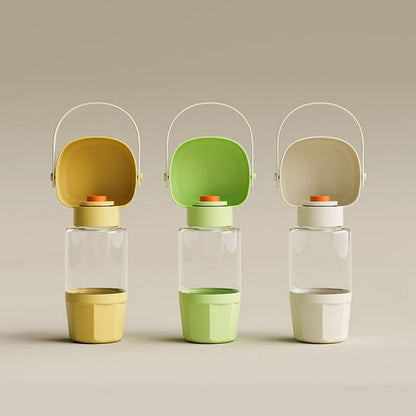 Leakproof Portable Dog Water Bottle Outdoor Travel Water Dispenser with Collapsible Bowl for Dogs On The Go Walking Hiking Camping and Travel