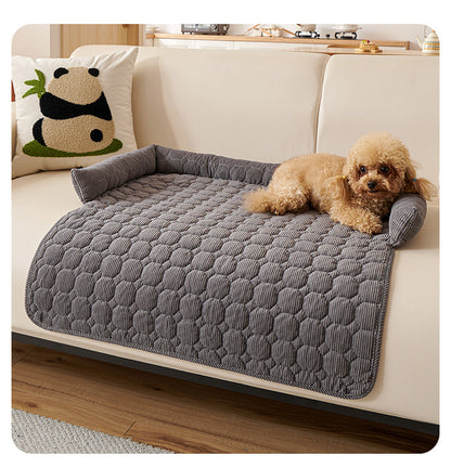 Premium Thickened Pet Sofa Cushion Non-Slip Dog Bed Cat Bed Washable Anti Scratch Furniture Protector for Large Medium Dogs Cats