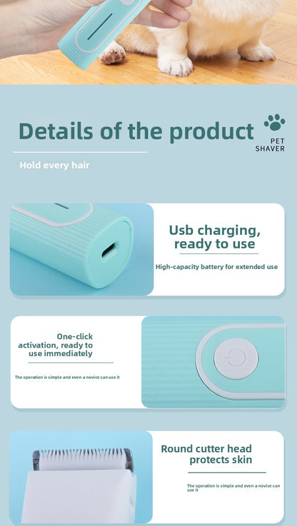 Pet Supplies New Pet Hair Trimmer Set Dog Electric Clipper Nail Grinder Pet Paw Hair Trimmer