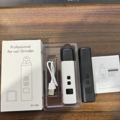 Pet Nail Grinder Clipper with Light for Dogs Cats