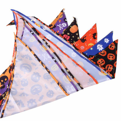 Pet Halloween bandana dog drool bib cat neck scarf