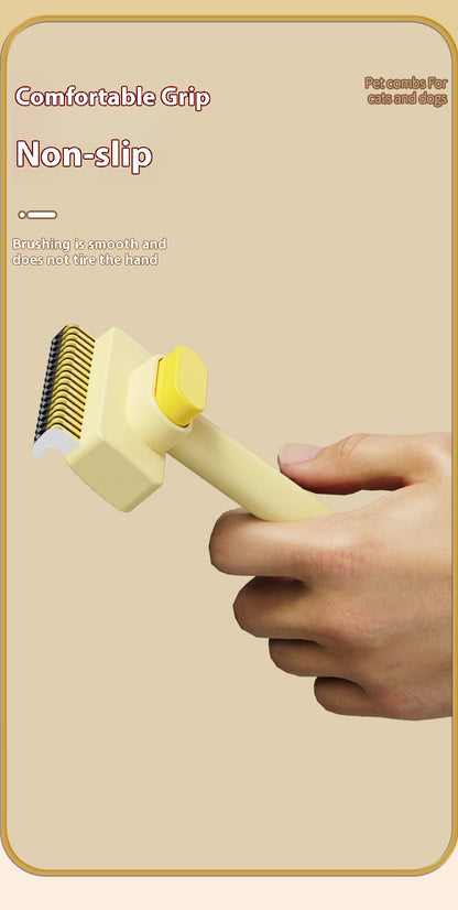 Pet Dematting Thinning Comb for Dogs Cats Removing Loose Hair