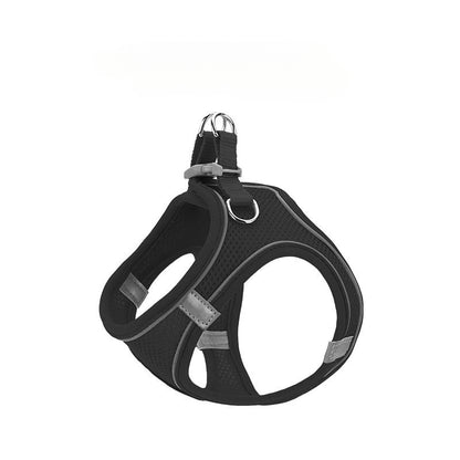 New Pet Vest-Style Pet Harness Reflective Breathable Cat Dog Leash Walking Leash Dropshipping