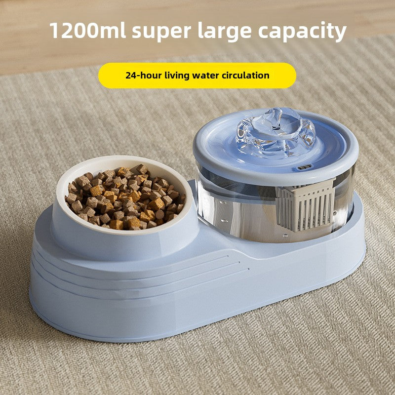 Pet Waterer Feeder Neck Guard Intelligent Pet Bowl Auto Water Dispenser Dog Cat Bowl