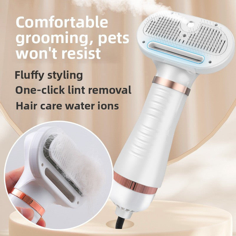 Quick-Dry Fluffy Pet Hair Dryer Spray Combo for Cats Dogs Grooming