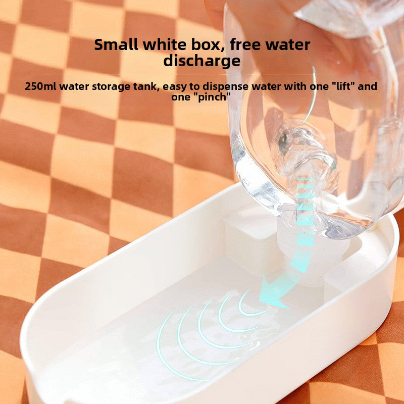 Portable Hanging Dog Water Bottle with Two-in-One Food Cup for Outdoor Travel Wholesale