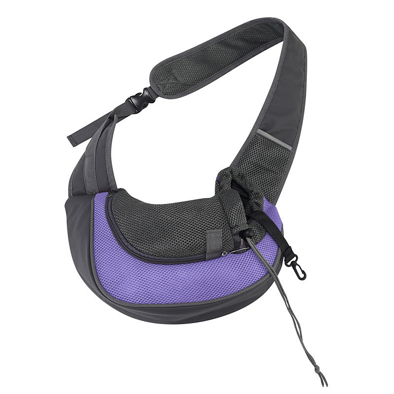 Crossbody Cat Bag Breathable Mesh Pet Shoulder Portable Outings