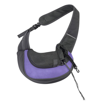 Crossbody Cat Bag Breathable Mesh Pet Shoulder Portable Outings