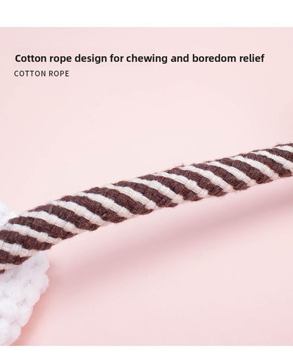 Indestructible Plush Dog Toy for SelfEntertainment Durable Chew Sound Pet Supplies