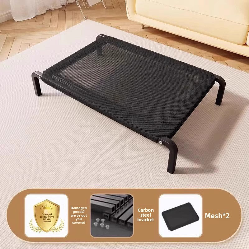 Elevated Dog Camping Bed All-Season Moisture-Proof Kennel Bed for Small Large Dogs