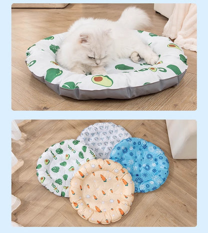 Dog Bed Cat Ice Nest Summer Cooling Mat for Pets' Restful Sleep