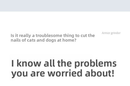 Pet Nail Grinder Clipper with Light for Dogs Cats