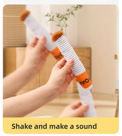 Dog Plush Sound Toy Imitation Cigarette Self-Entertainment Durable Chew Pet Supplies