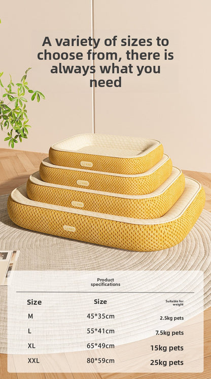 Ice Bean Dog Cat Bed New Summer Cool Mat Universal Pet Car Bed All Season