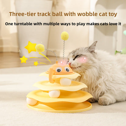Cat Toy Little Bee Ice Cream Play Plate Self Entertainment Boredom Buster In Stock
