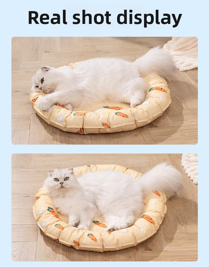 Dog Bed Cat Ice Nest Summer Cooling Mat for Pets' Restful Sleep