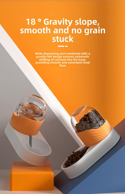 Automatic Cat Water Fountain 2L Large Capacity Quiet USB Powered Pet Water Dispenser for Cats Dogs with LED Light and Water Level Indicator