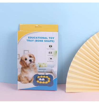 Pet Supplies Bone-Shaped Slow Feeder Intelligence Toy