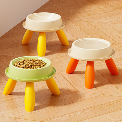 Elevated Pet Bowl for Cats and Dogs High Stand Design Protects Neck Prevents Spill and Slip Durable Anti Vomiting Feeding Bowl for Small Medium Large Pets