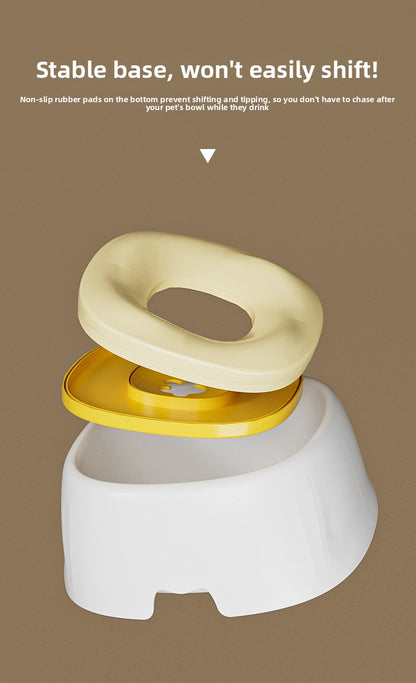 Floating Starfish Style Water Bowl Cat Drinking Equipment Anti Splash