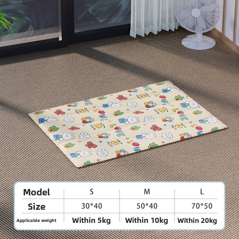 Summer Pet Cooling Mat Water Filled Ice Nest Bed for Large Cats Dogs