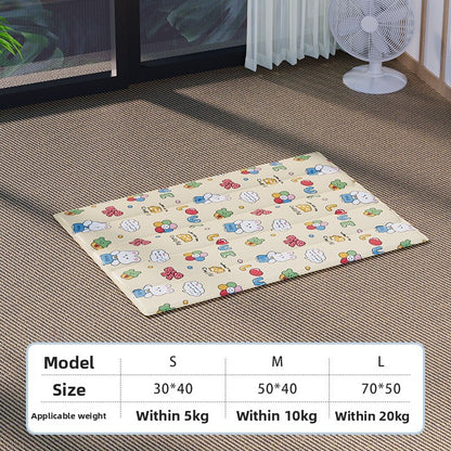 Summer Pet Cooling Mat Water Filled Ice Nest Bed for Large Cats Dogs