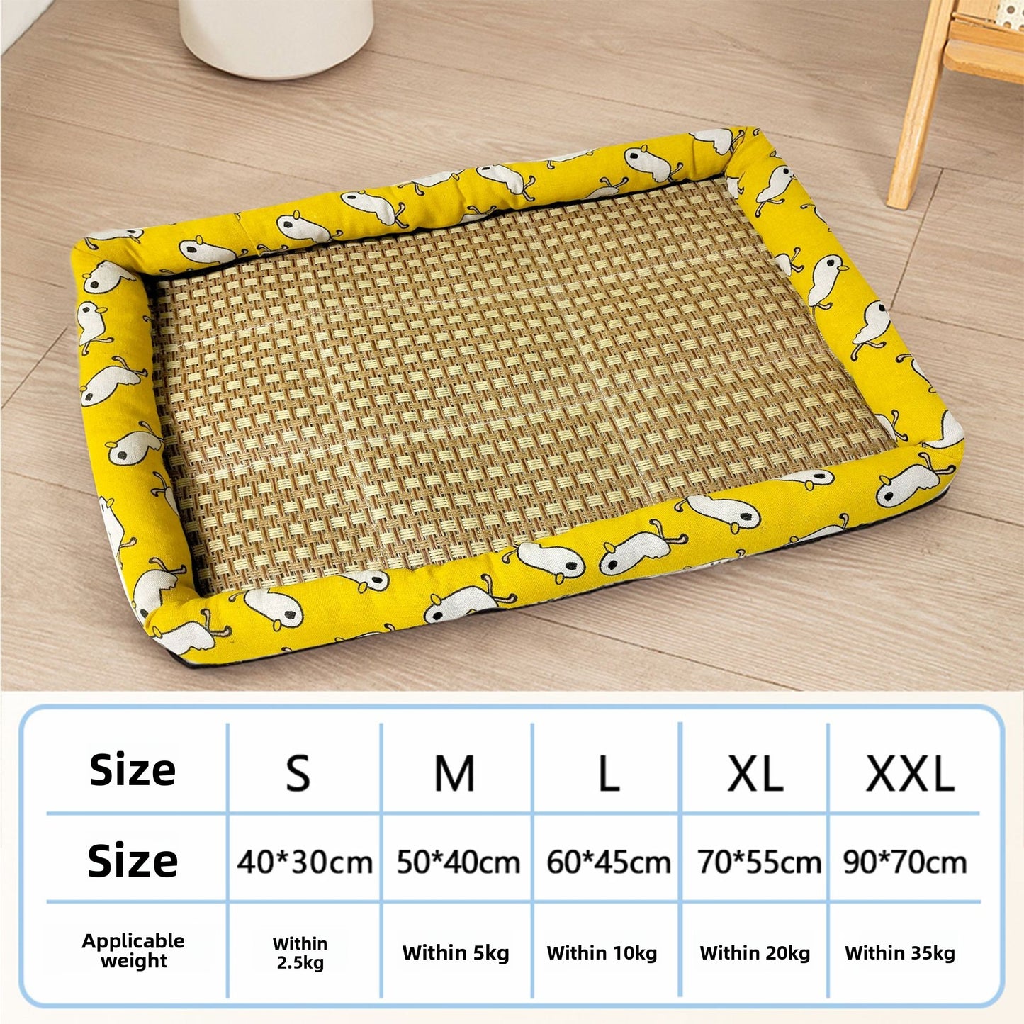 AllSeason Pet Cooling Mat Pad for Dogs Cats Summer WearResistant Bed Essentials