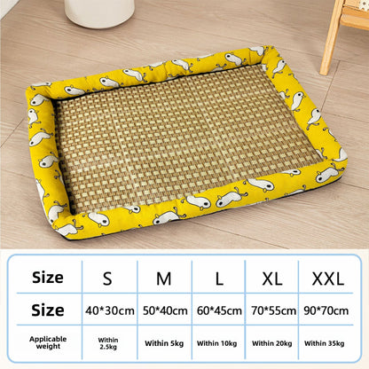 AllSeason Pet Cooling Mat Pad for Dogs Cats Summer WearResistant Bed Essentials