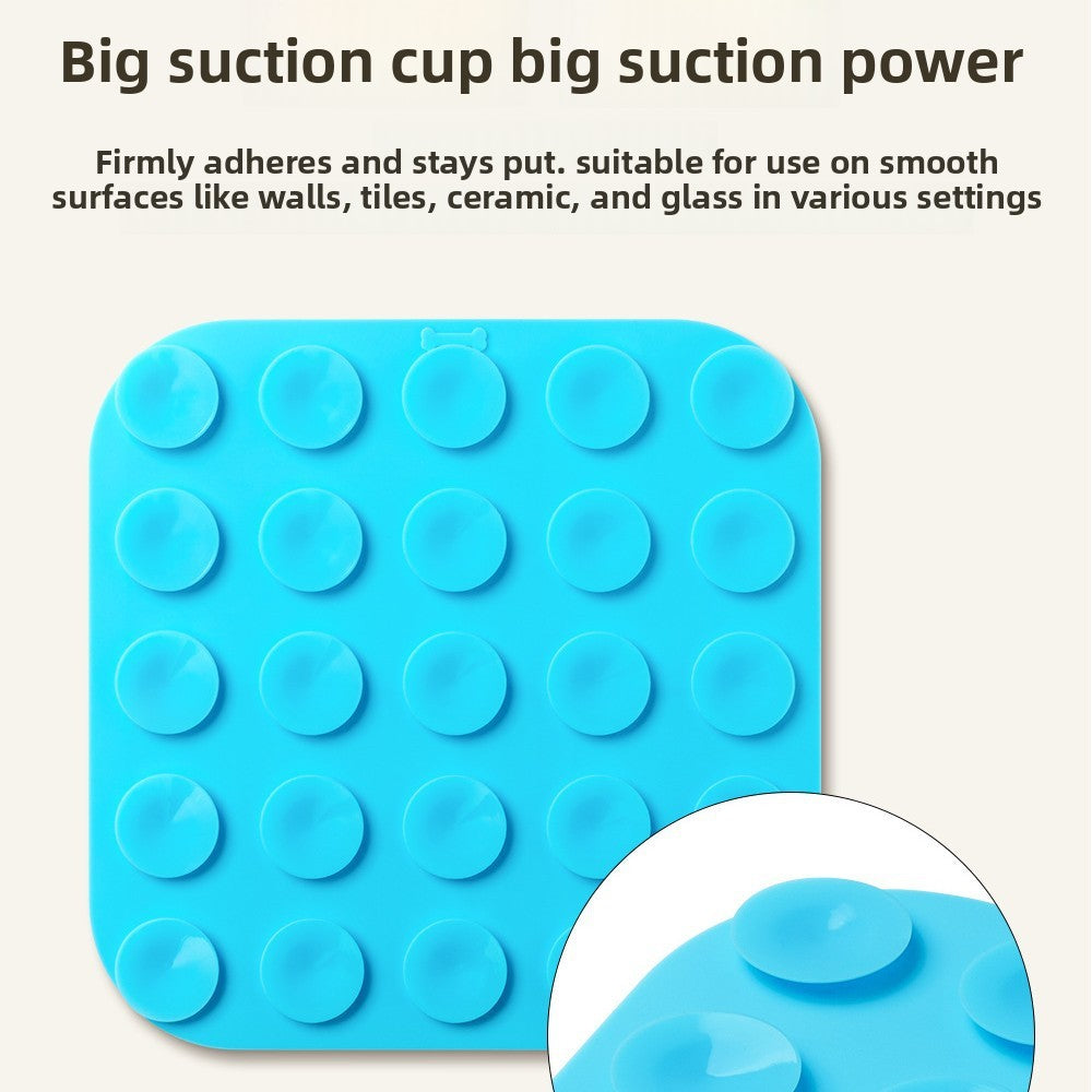 Slow Feeder Mat for Dogs and Cats with Strong Suction Cups Non Slip Licking Mat Large Pet Feeding Tool for Anxiety Relief and Mess Free Meals