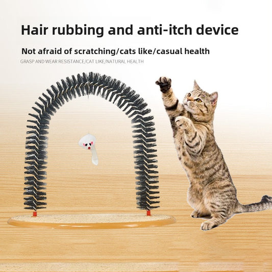 Pet Grooming Arch Scratcher Self-Entertainment Toy