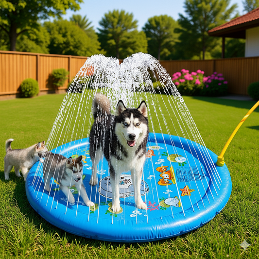 Outdoor Thickened NonSlip Pet Water Mat Summer Play Mat for Children Dog Bathing Portable