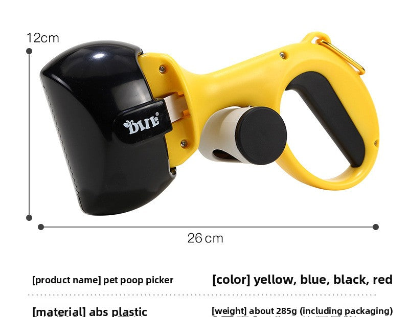 Pet Waste Picker Portable Dog Poop Picker with Trash Bag Pet Waste Clip