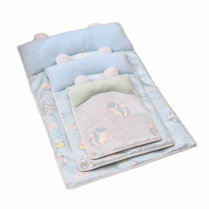 Dog Cat Summer Ice Silk Cooling Mat Pet Bed All Seasons for Small Medium Pets
