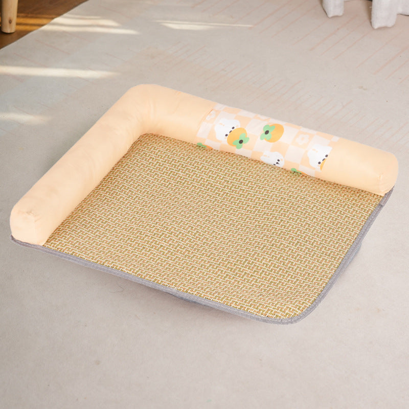 Home Use Pet Cat Dog Summer Cooling Mat Universal Soft Ice Cushion for Neck Safety