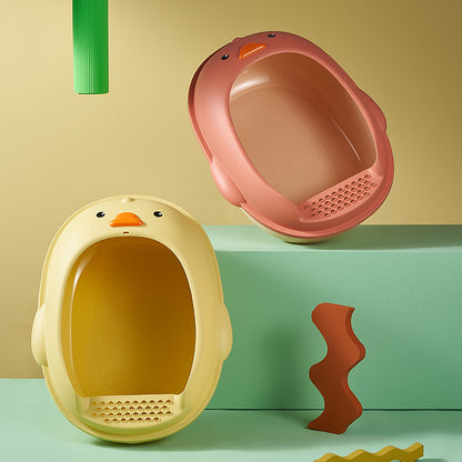 New Cat Supplies Extra Large SemiEnclosed Duckling Themed Cat Toilet
