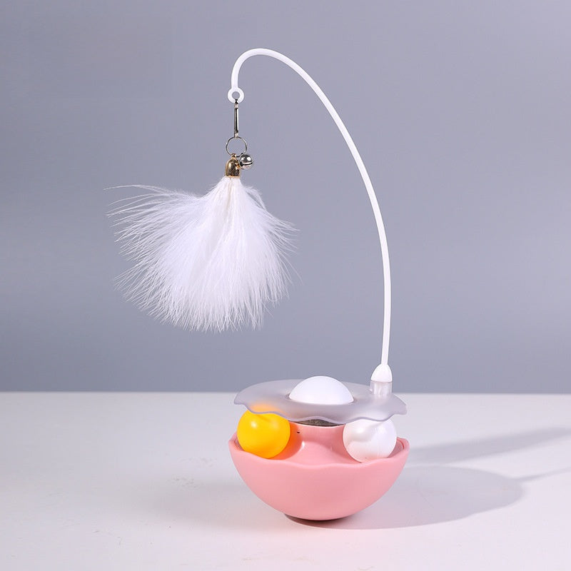 Rotating Ball Kitten Toy Self Fun Durable Cat Teaser Supplies