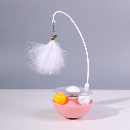 Rotating Ball Kitten Toy Self Fun Durable Cat Teaser Supplies