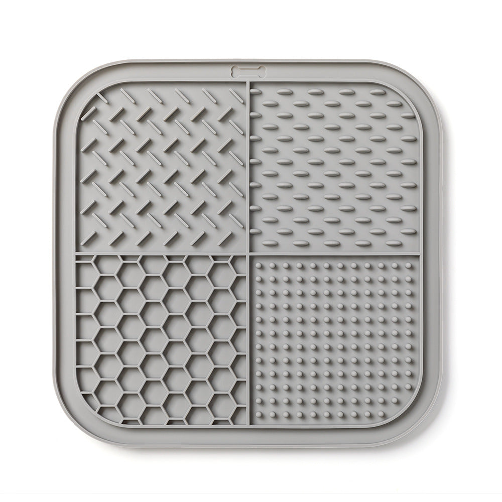 Slow Feeder Mat for Dogs and Cats with Strong Suction Cups Non Slip Licking Mat Large Pet Feeding Tool for Anxiety Relief and Mess Free Meals