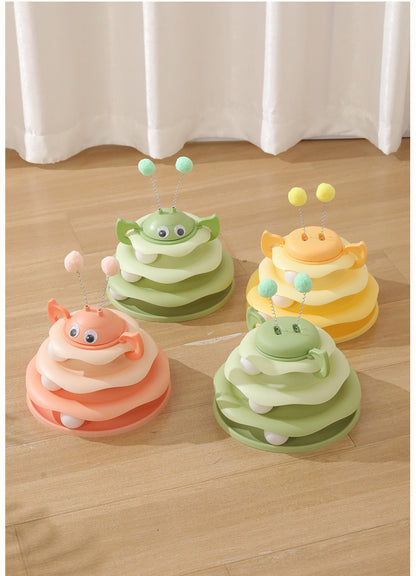 Cat Toy Little Bee Ice Cream Play Plate Self Entertainment Boredom Buster In Stock