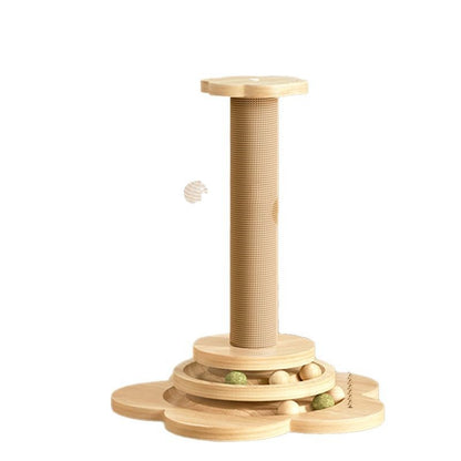 WearResistant Sisal Cat Scratching Post Board Toy for Vertical Climbing Boredom Relief